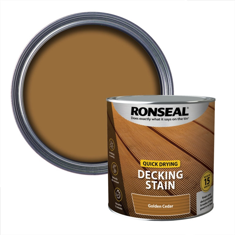 Ronseal Quick Drying Decking Stain 2.5L