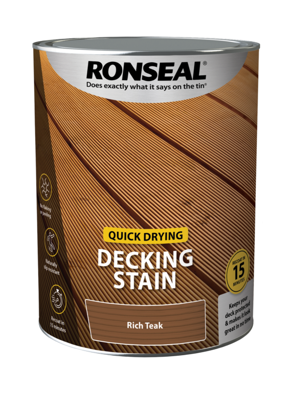 Ronseal Quick Drying Decking Stain 5L