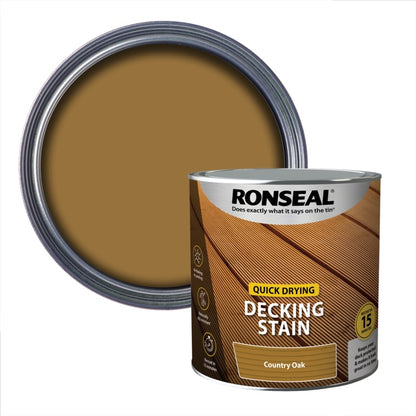 Ronseal Quick Drying Decking Stain 2.5L