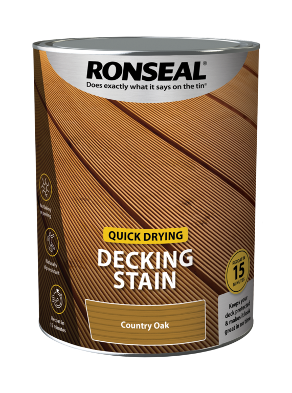 Ronseal Quick Drying Decking Stain 5L