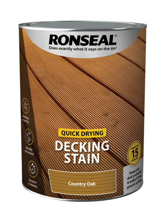 Ronseal Quick Drying Decking Stain 5L