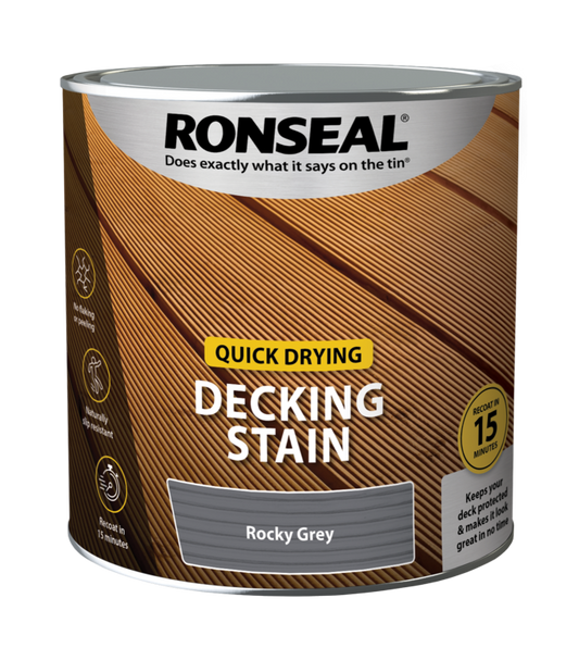 Ronseal Quick Drying Decking Stain 2.5L