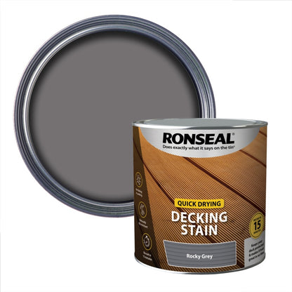 Ronseal Quick Drying Decking Stain 2.5L