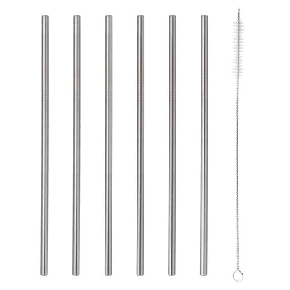 Viners Steel Drinking Straws – 6-Piece