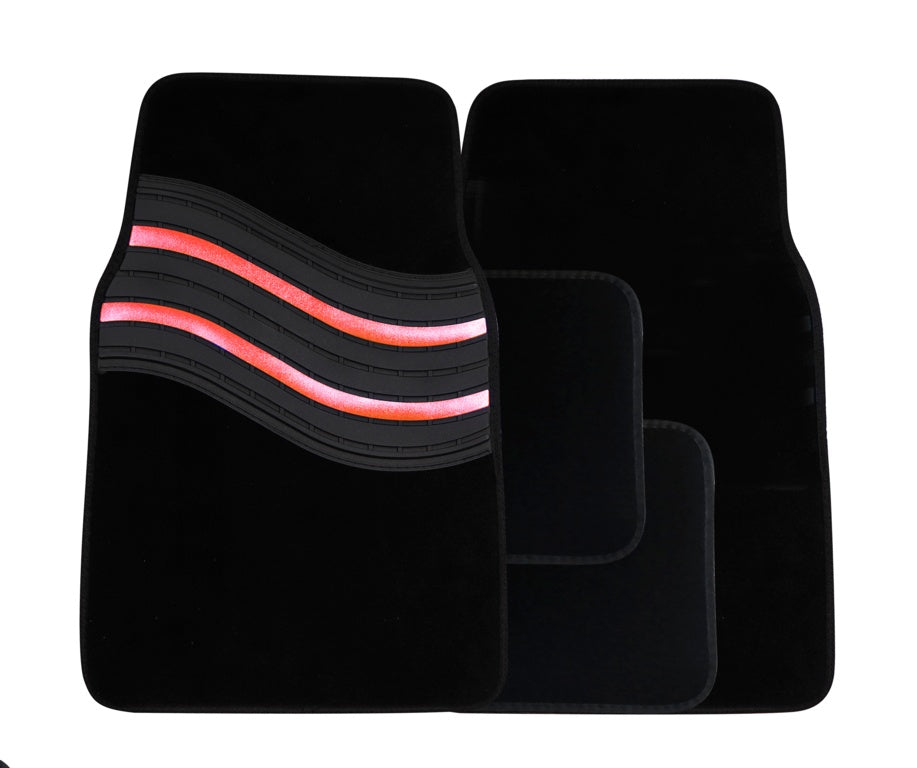 Streetwize Wave Carpet Car Mat Set