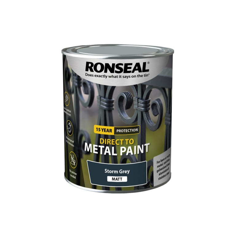 Ronseal Pintura Directa Sobre Metal 750ml