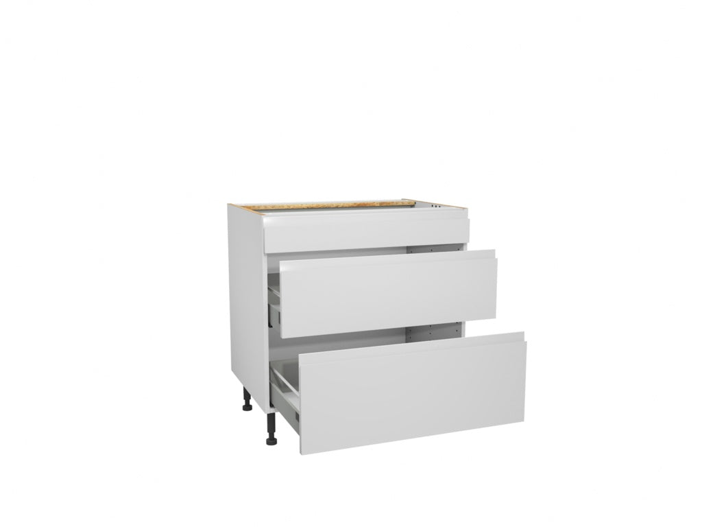 Gower Rapide+ Capri White 3 Drawer Pack