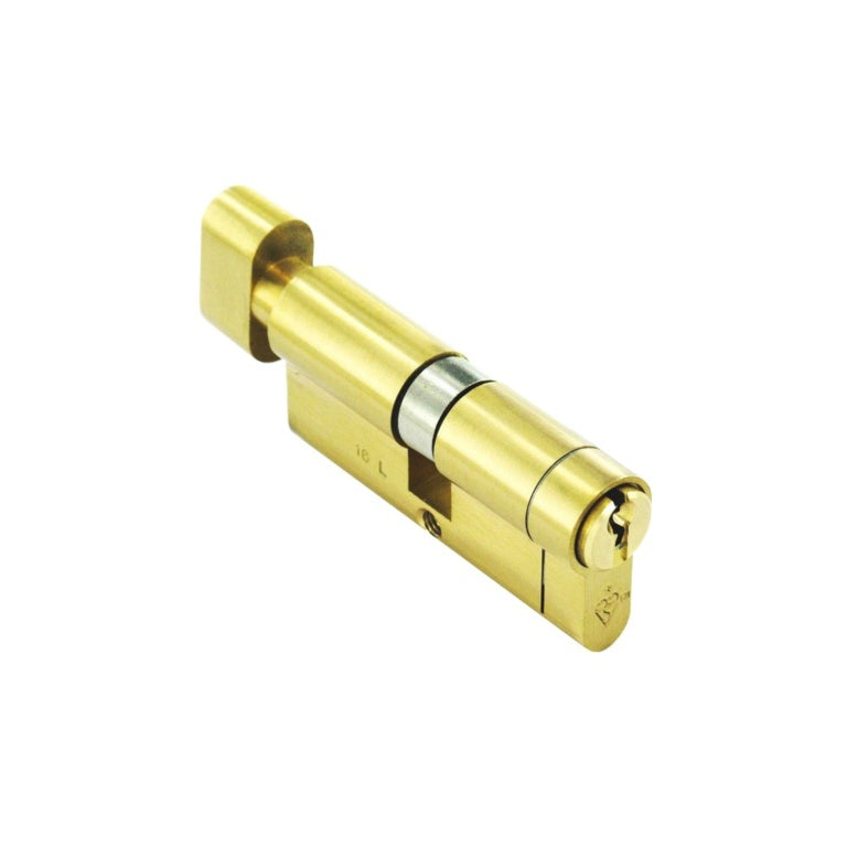 Smiths Locks BS 1 Star Thumb Brass Cylinder