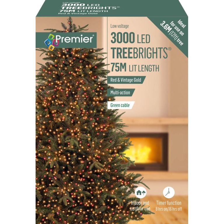 Premier 3000 LED Multi Action Treebrights With Timer