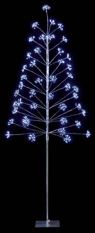 Premier 810 LED Multi Bright Tree Silver