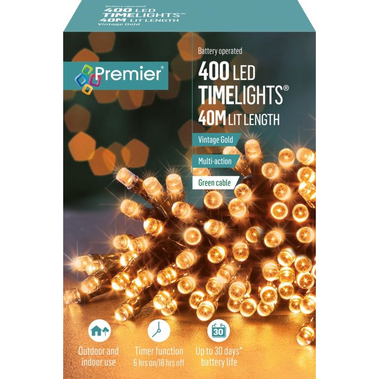 Premier 400 LED Multi Action Battery Operated TIMELIGHTS™