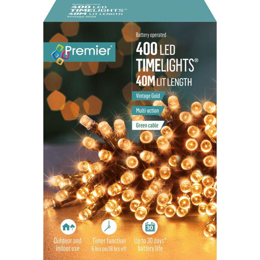 Premier 400 LED Multi Action Battery Operated TIMELIGHTS™