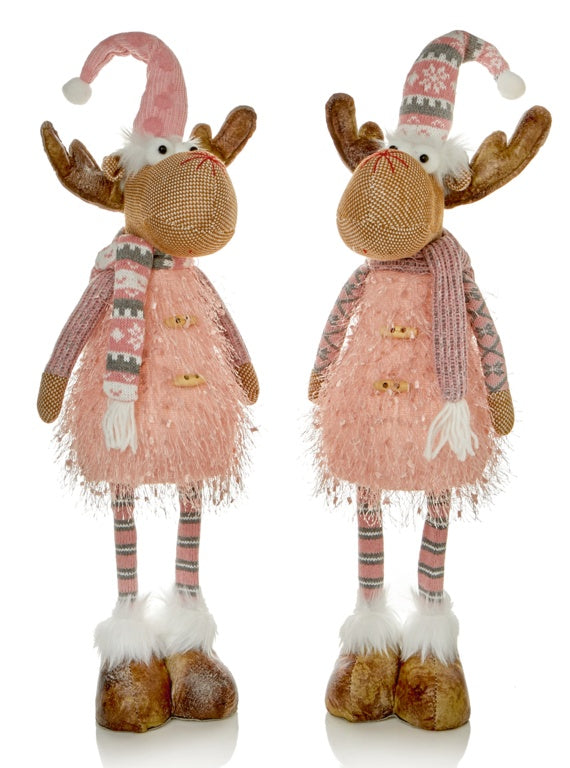 Premier Standing Reindeer Long Legs & Hat