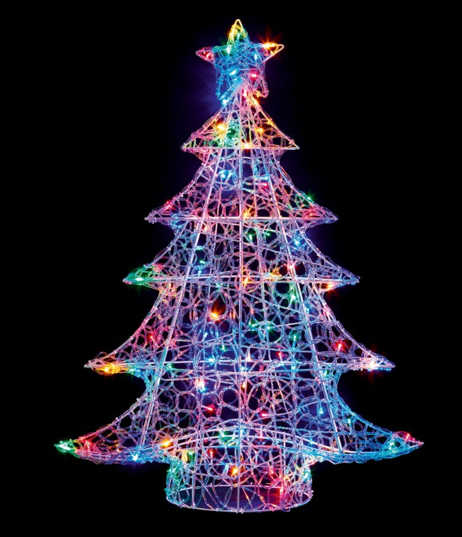 Premier Multi Action Lit Christmas Tree 1m