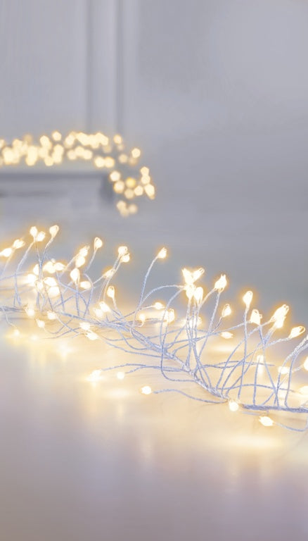 Premier Multi Action Ultra Brights Silver Garland