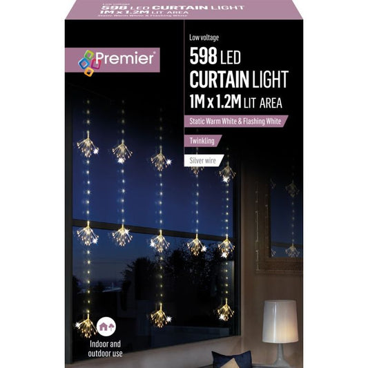 Premier Sputnik Twinkle Curtain 1.2m