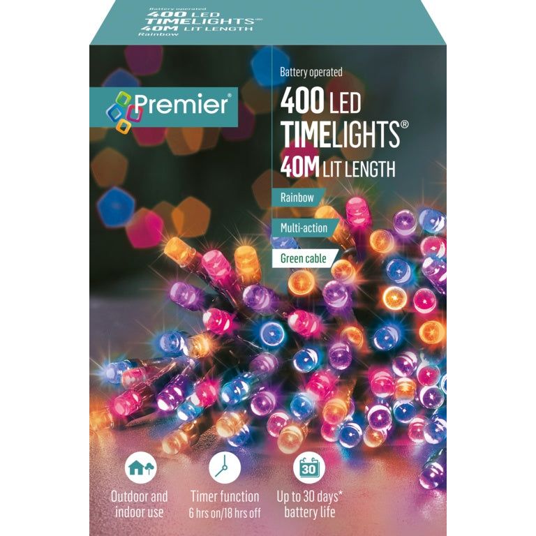 Premier 400 LED Multi Action Battery Operated TIMELIGHTS™