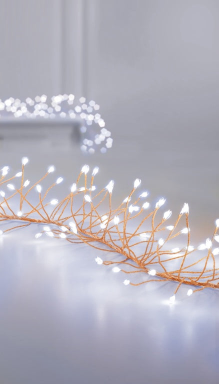 Premier Multi Action Ultra Brights Rose Gold Garland