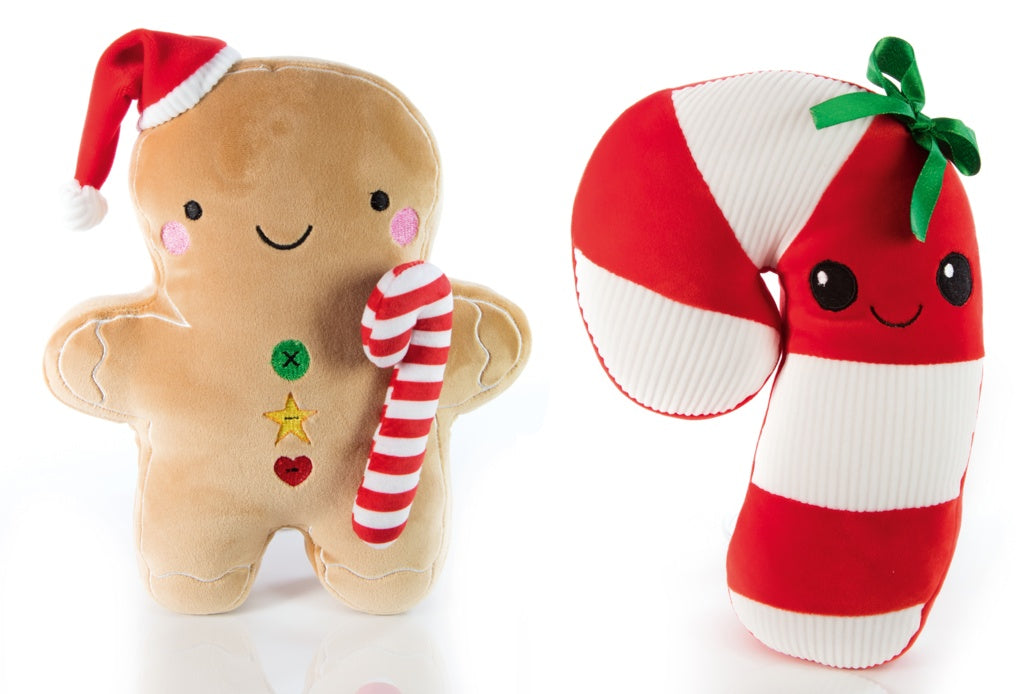 Premier Gingerbread Man Candy Cane Plush