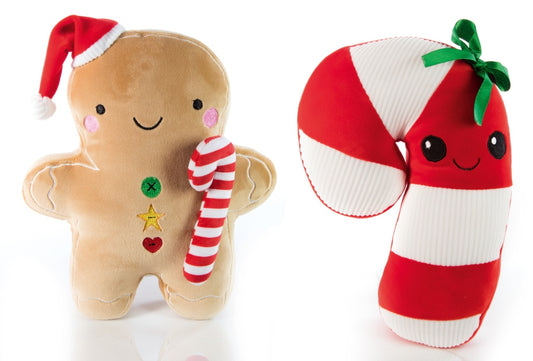 Premier Gingerbread Man Candy Cane Plush