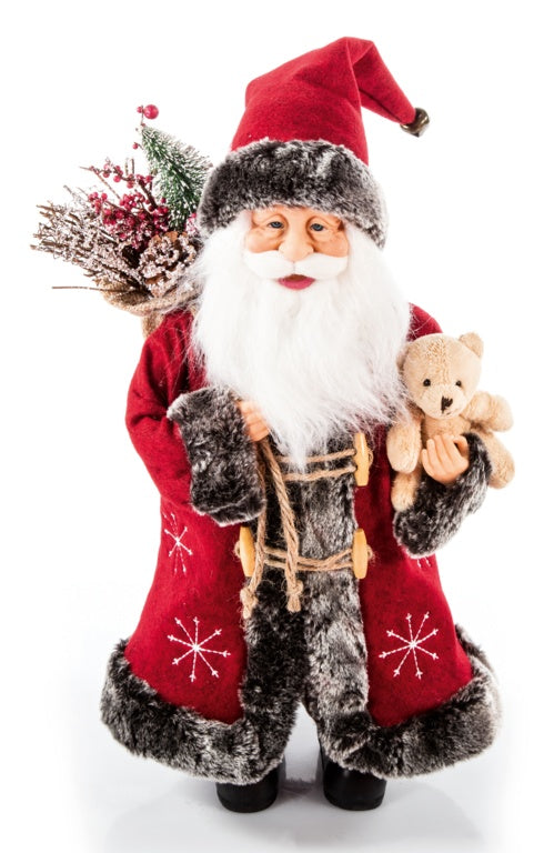 Premier Standing Santa Teddy & Sack