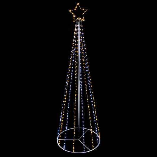 Premier Black Pyramid Tree 332 LEDs