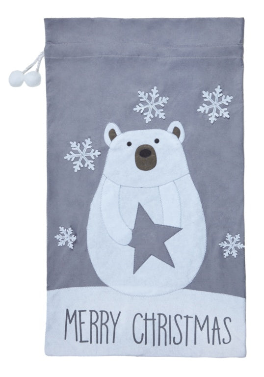 Premier Felt Polar Bear Santa Sack