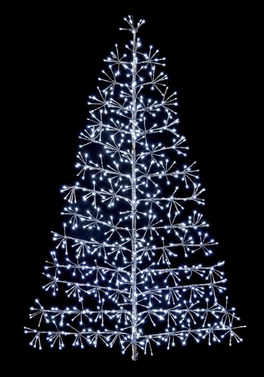 Premier Silver Tree Twinkle Starburst 1.5m