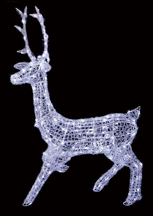 Premier Stag With Twinkling LEDs 1.4m