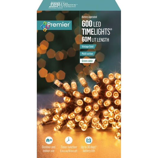 Premier 600 LED Multi Action Battery Operated TIMELIGHTS™