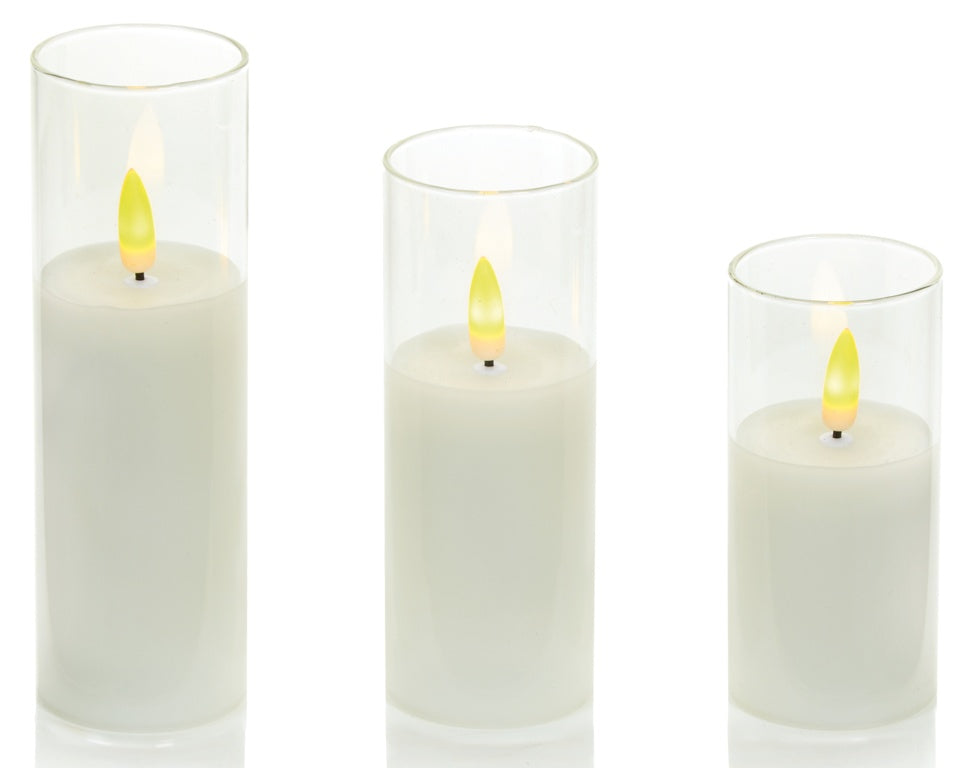 Premier Bright Pearl Glass Cup Candle