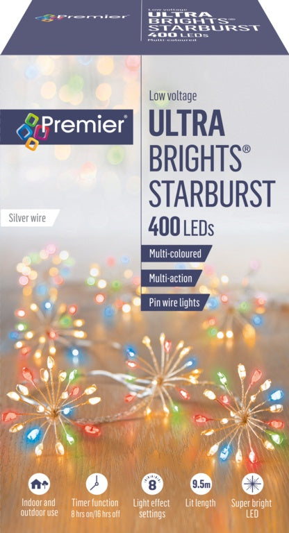 Premier Multi Action Starburst Stringlight Multi-coloured