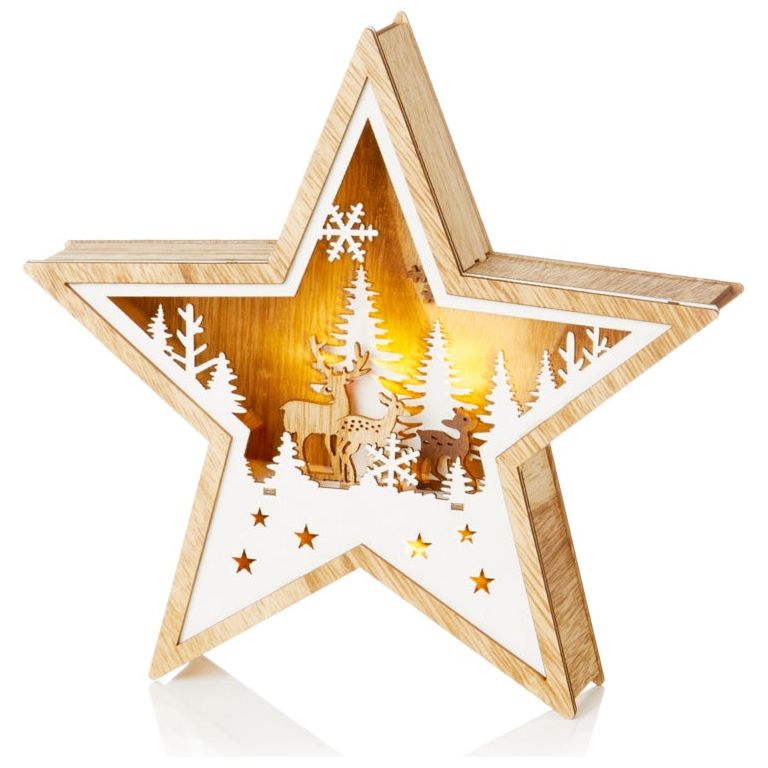 Premier Star Shape Woodland Scene