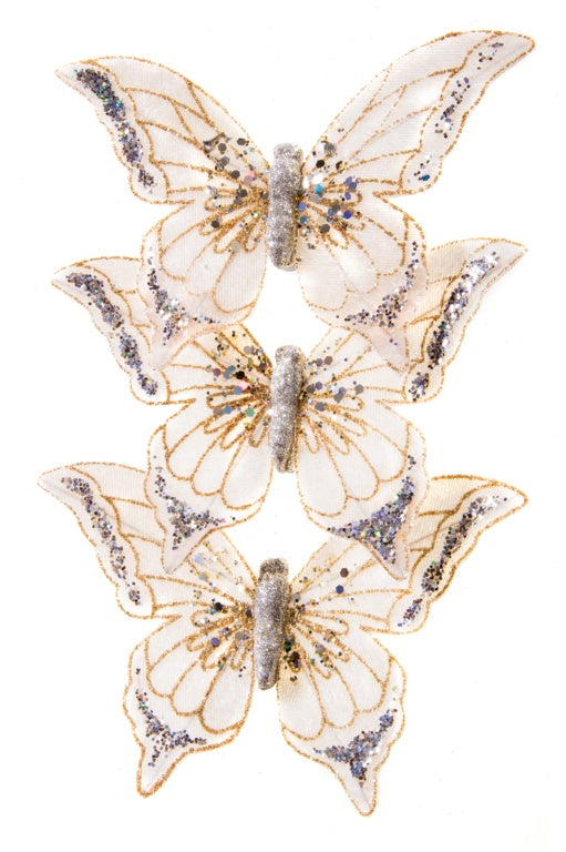 Premier 3 Piece Butterfly Clip