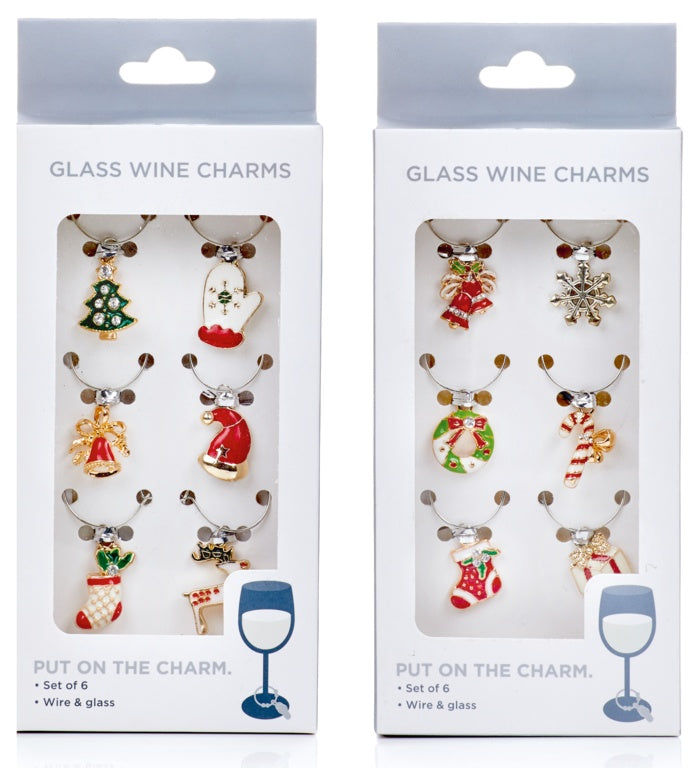 Premier Wine Glass Charms Set 6