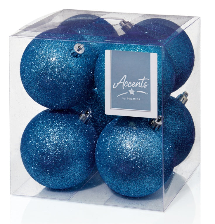 Premier 80mm Glitter Ball Pack 8