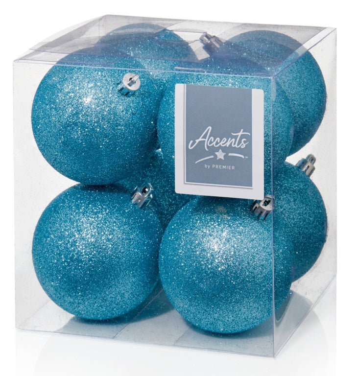 Premier 80mm Glitter Ball Pack 8