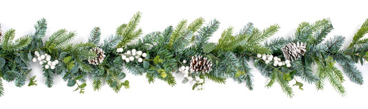 Premier Eucalyptus Garland White Berries