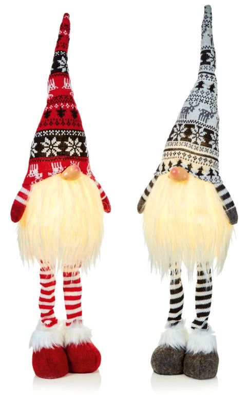 Premier Standing Gnome LED Red Black White