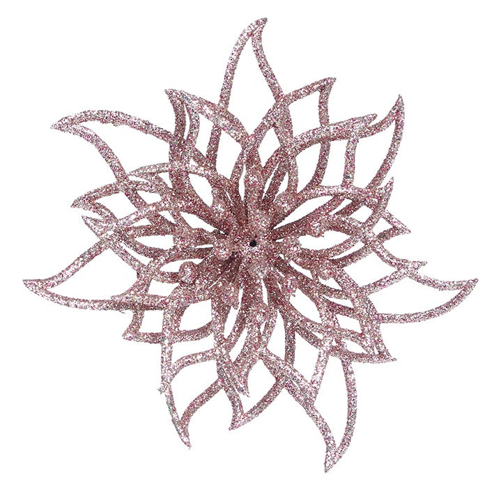 Premier Glitter Cut Out Flower Clip On