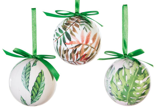 Premier Tropical Grass Decoupage Baubles