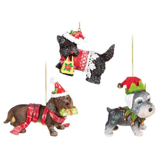 Premier Resin Dog Ornaments