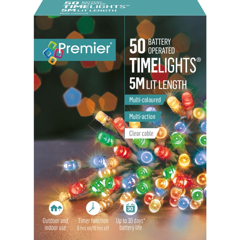 Premier 50 LED Multi Action Battery Operated TIMELIGHTS™