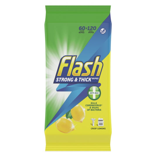 Lingettes antibactériennes Flash
