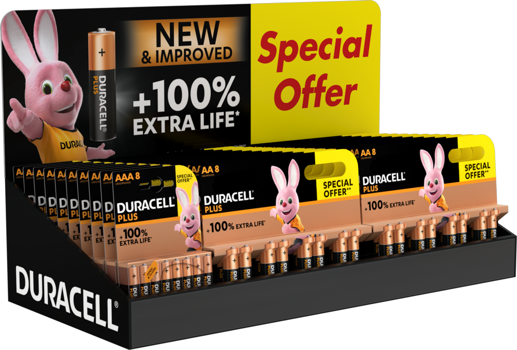 Duracell Plus Power AA/AAA Batteries