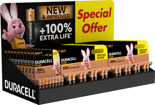 Duracell Plus Power AA/AAA Batteries