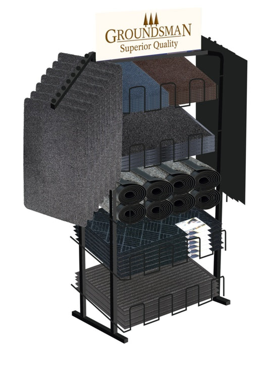 Présentoir de paillassons assortis Groundsman