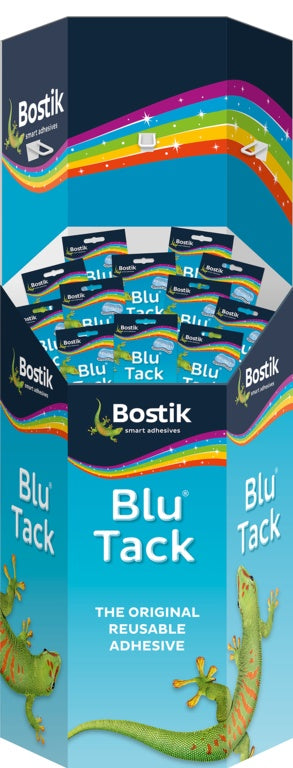 Bostik Blu Tack Empty Dump Bin