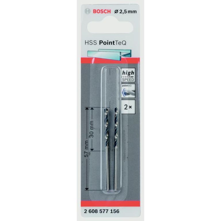 Bosch HSS Twist PointTeq Drill Bit