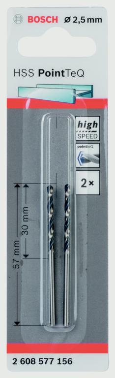 Bosch HSS Twist PointTeq Drill Bit